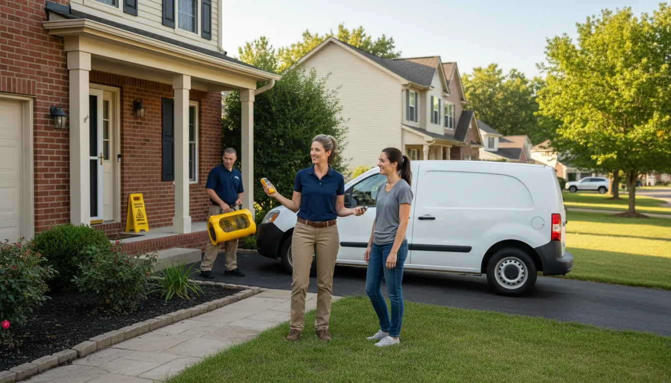 Residential water damage restoration in Port Allegany, PA